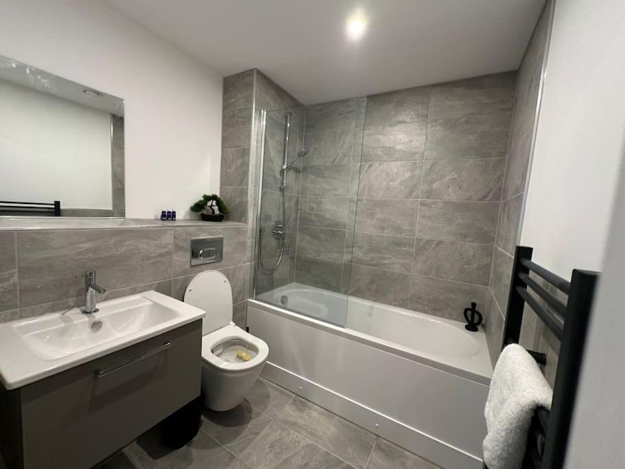 Stylish Central York Apartment Free Parking & Gym Eksteriør bilde
